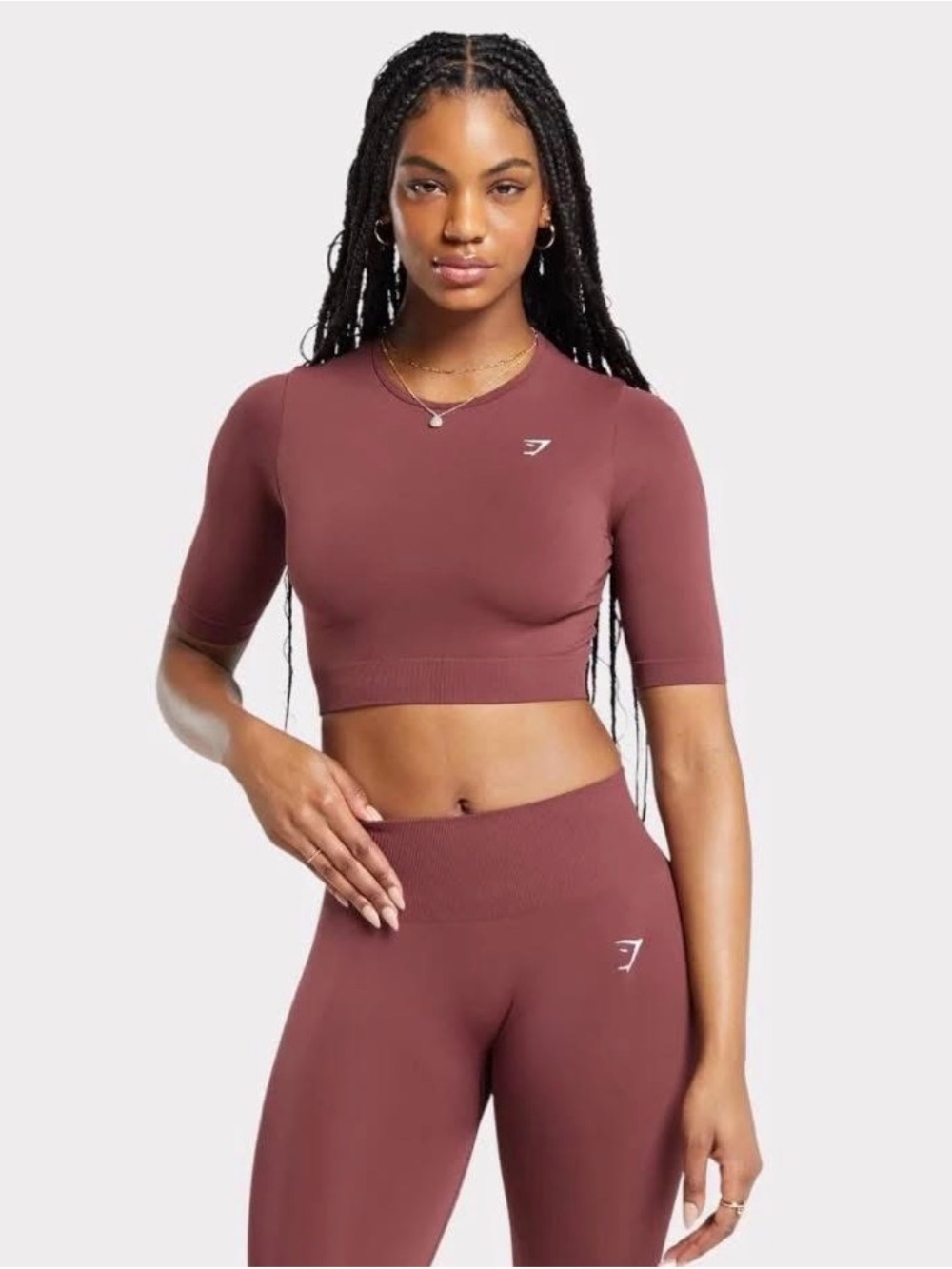 Gymshark Seamless Cropped Performance Top
